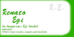 renato egi business card